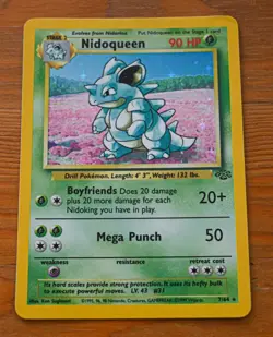 Pokemon Cards Random 15 Card Lot Nidoqueen Clefairy Vaporeon 1995 Holo Regular - Image 2