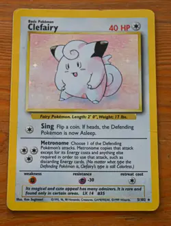 Pokemon Cards Random 15 Card Lot Nidoqueen Clefairy Vaporeon 1995 Holo Regular - Image 3