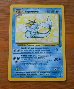 Pokemon Cards Random 15 Card Lot Nidoqueen Clefairy Vaporeon 1995 Holo Regular - Image 5