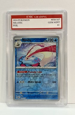 MILOTIC 2025 FOIL #050/167 Pokemon Card GRADED 10 TCG CCG - Image 1