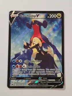 Garchomp V TG23/TG30 Astral Radiance Holo Pokemon Card - Near Mint - Image 1