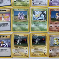 Pokemon TCG Base Set card lot of 32 cards. Vintage Pokemon. Good Condition - Image 2