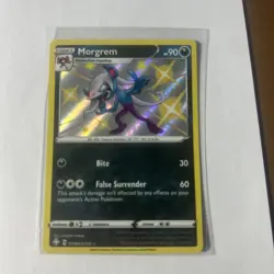 Morgrem SV084/SV122 Shining Fates Shiny Holo Rare Pokemon Card - Image 1