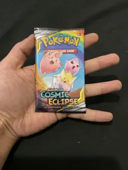Pokemon Trading Card Game Sun & Moon Cosmic Eclipse Booster Pack 820650805899 - Image 1