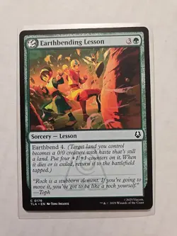 Earthbending Lesson - Avatar - NM - Common - Sorcery Lesson - MTG - Image 1