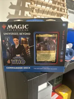 Magic The Gathering Universes Beyond Doctor Who Commander Deck Masters of Evil - Image 1