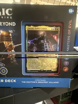 Magic The Gathering Universes Beyond Doctor Who Commander Deck Masters of Evil - Image 5
