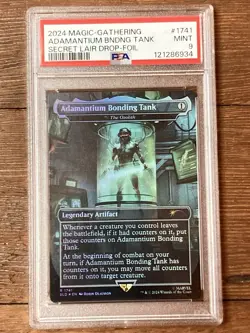 2024 MTG SECRET LAIR DROP FOIL #1741 ADAMANTIUM BONDING TANK PSA 9 - Image 1