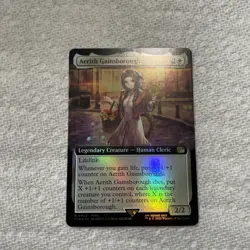 MTG Aerith Gainsborough Extended Art Foil Final Fantasy Magic The Gathering - Image 1