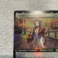 MTG Aerith Gainsborough Extended Art Foil Final Fantasy Magic The Gathering - Image 2