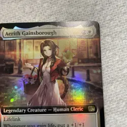 MTG Aerith Gainsborough Extended Art Foil Final Fantasy Magic The Gathering - Image 3