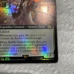 MTG Aerith Gainsborough Extended Art Foil Final Fantasy Magic The Gathering - Image 4