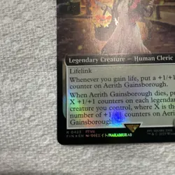 MTG Aerith Gainsborough Extended Art Foil Final Fantasy Magic The Gathering - Image 5