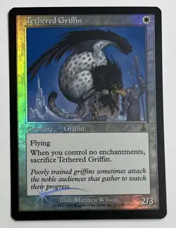 MTG TETHERED GRIFFIN (Foil) Urza's Destiny (OldManMTG 002-840) - Image 1