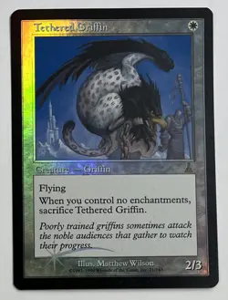 MTG TETHERED GRIFFIN (Foil) Urza's Destiny (OldManMTG 003-224) - Image 1