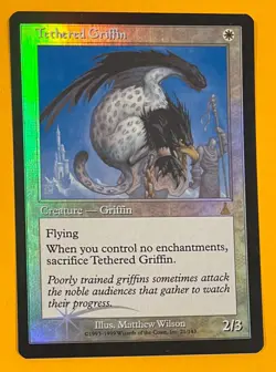 MTG TETHERED GRIFFIN (Foil) Urza's Destiny (OldManMTG 006-361) - Image 1