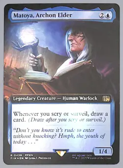 Matoya, Archon Elder - Extended Art - Foil - 439 - Final Fantasy (FIN) MTG - Image 1