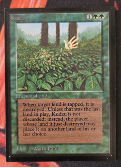 Collectors' Edition - Kudzu - CE - MTG - Magic the Gathering - NM - Near Mint - Image 1