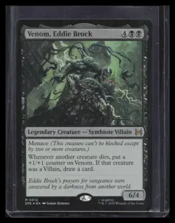 Venom, Eddie Brock Marvel's Spider-Man: Eternal-Legal #12 Foil - Image 1