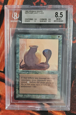 Arabian Nights - Naf's Asp - Light - MTG - BGS 8.5 NM-MT+ - Image 1