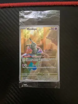 Pokemon TCG Mimikyu Scarlet & Violet Promo Card 075/Promo Factory Sealed - Image 1