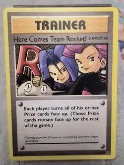 Pokemon TCG: Here Comes Team Rocket 113/108- XY Evolutions Secret Rare Card - Image 1