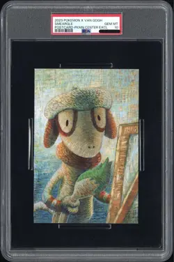 PSA 10 POKEMON X VAN GOGH POSTCARD SMEARGLE POSTCARD PKMN CENTER EXCL 2023 - Image 1