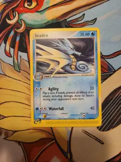 2003 Pokemon TCG Dragon (DR) Seadra 40/97 Uncommon Regular - MP - Image 1