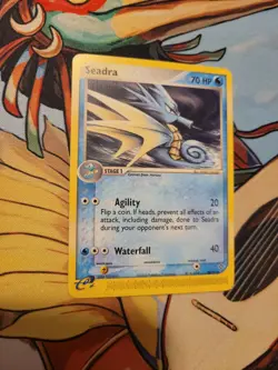 2003 Pokemon TCG Dragon (DR) Seadra 40/97 Uncommon Regular - MP - Image 2