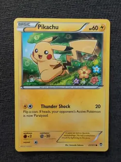 Pikachu - 27/111 - Common Pokemon Furious Fists LP 2014 - Image 1