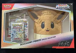 Pokemon Prismatic Evolutions Eevee Accessory Pouch Special Collection New Sealed - Image 1
