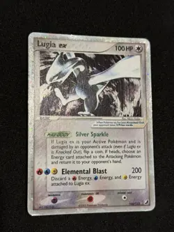 2005 POKEMON EX UNSEEN FORCES #105 LUGIA EX-HOLO - Image 1
