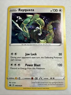 Rayquaza - SWSH029 - Cosmos Holo - Pokemon TCG - Black Star Promo - NM - Image 1