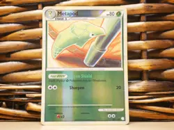Pokemon METAPOD 46/123 REVERSE HOLO | LP Light Play | HGSS | 2010 - Image 1