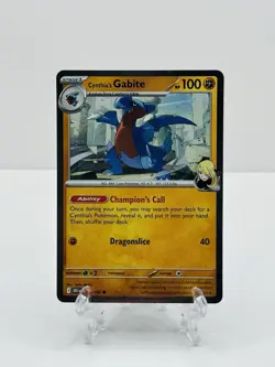 🔥Pokemon TCG-Cynthia's Gabite (Cosmos Holo) 103/182-Destined Rivals-M/NM!🔥 - Image 1