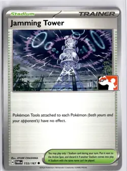 Pokemon TCG Twilight Masquerade Prize Pack Stamp 153/167 Jamming Tower TCG - Image 3