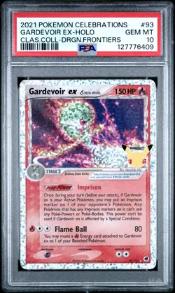 2021 POKEMON CELEBRATIONS CLASSIC COLL #93 GARDEVOIR EX-HOLO PSA 10 - Image 1