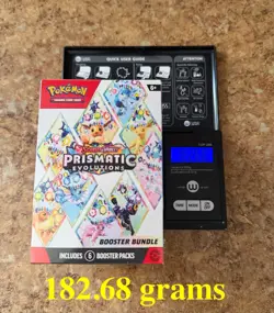 182.7g RARE/HEAVY Prismatic Evolutions Booster Bundle (English) - Pokemon TCG - Image 1