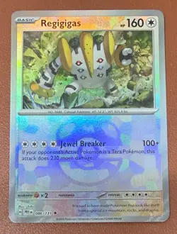 Pokemon TCG Regigigas 086/131 Master Ball Prismatic Evolutions NM/M Pack Fresh - Image 1