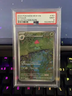 Pokemon Ivysaur 167/165 Illustration Rare 151 #167 English MINT PSA 9 - Image 1