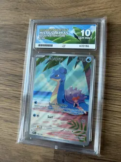 Pokemon TCG - Misty's Lapras Destined Rivals 194/182 Full Art Ace Graded 10 - Image 5