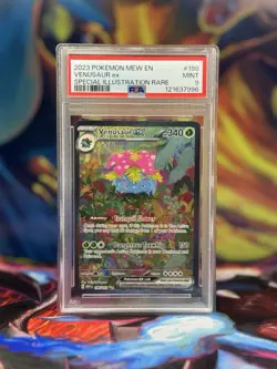 2023 Pokemon 151 Venusaur ex SIR #198 PSA 9 Mint - Scarlet & Violet - Image 1