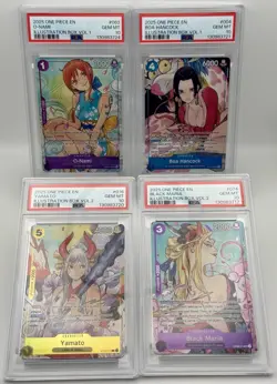One Piece Illustration Box Vol 1 & 2 PSA 10 Nami Boa Blk Maria Yamato - Image 1