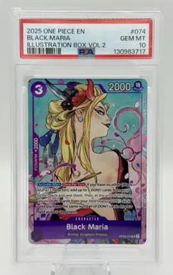 One Piece Illustration Box Vol 1 & 2 PSA 10 Nami Boa Blk Maria Yamato - Image 5