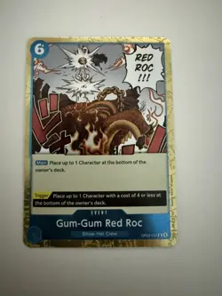 Gum-Gum Red Roc OP04-056 Rare Foil One Piece - Image 1