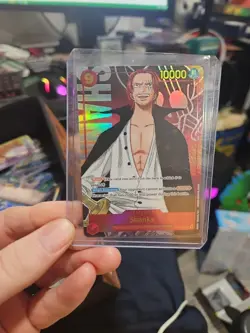 Shanks OP01-120 SEC Romance Dawn One Piece CCG Alt Art English - Image 1