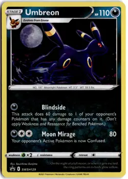 SWSH: Sword & Shield Promo Cards #SWSH129 Umbreon Holo - Image 1