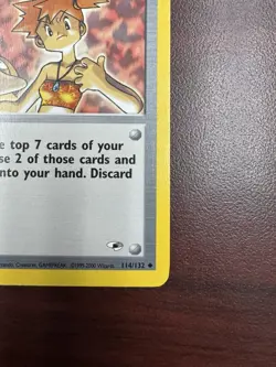 Pokemon Cards Misty's Wrath 114/132 1ST EDITION Gym Heroes WOTC Uncommon LP/LP+ - Image 5