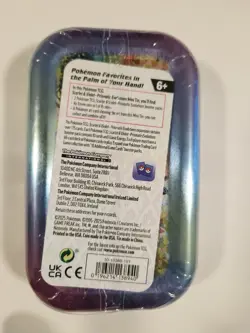 Pokemon Prismatic Evolutions Vaporeon TCG Mini Tin Sealed + Vaporeon Foil Card - Image 4
