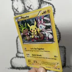 Pikachu XY95 Cosmos Holo Black Star Promo Pokemon Card MINT XY English 2016 - Image 3